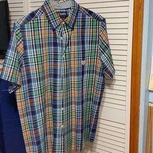🏷️Chaps Easy Care Short Sleeve Button-Down Shirt